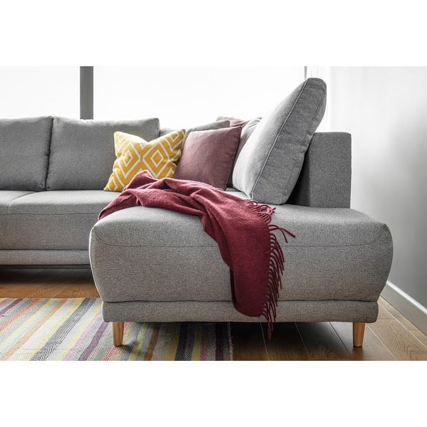 Svijetlosivi kauč na razvlačenje Miuform Lovely Annie, desni kut-image-4