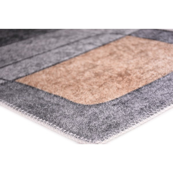 Sivi perivi tepih 160x230 cm – Vitaus-image-2