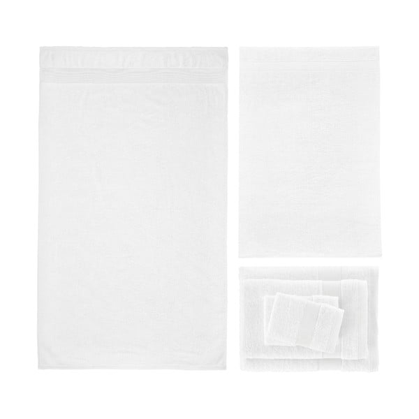 Bijeli pamučni set ručnika 6 kom od frotira Anti-Bacterial – Catherine Lansfield-image-2