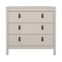 Sivo-bež komoda 82x80x38 cm Madrid – Tvilum