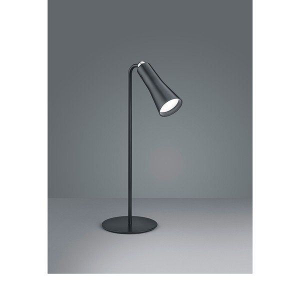Mat crna metalna LED stolna lampa (visina 36 cm) Maxi – Reality-image-2