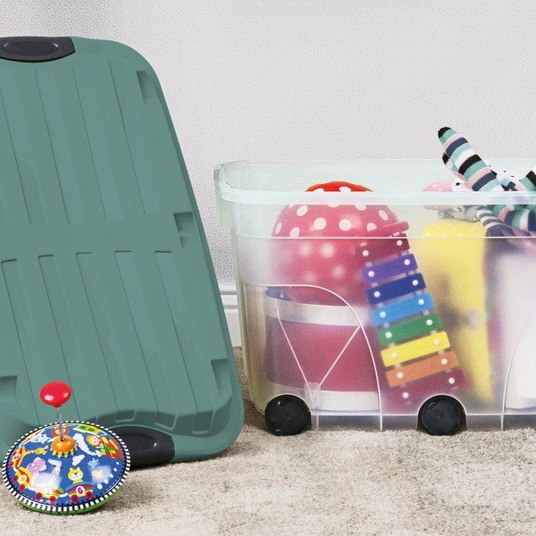 Plastična kutija za pohranu s poklopcem Roller - Rotho-image-1