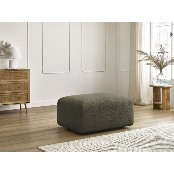 Zeleni tabure od bouclé tkanine Tina – Bobochic Paris-image-4