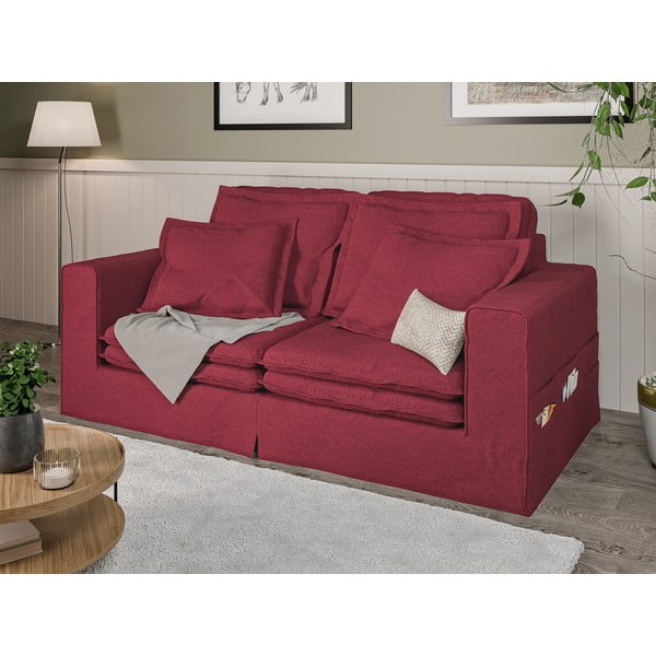Crvena sofa 196 cm Nora – Ropez-image-3