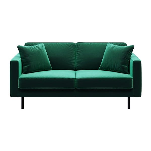 Zelena baršunasti sofa 167 cm Kobo – MESONICA