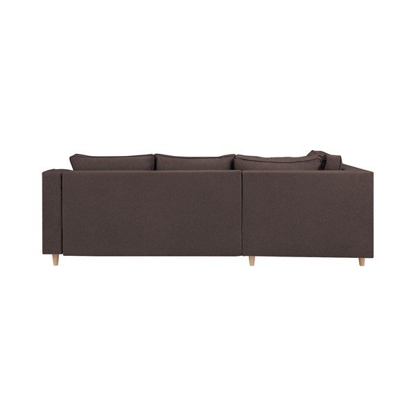 Tamnosmeđi četverosjed Mazzini Sofas Jonquille, lijevi kut-image-4