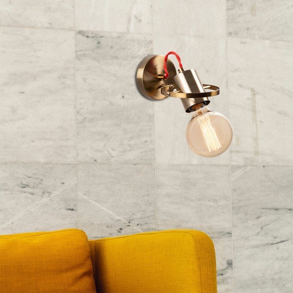 Zidna lampa u zlatnoj boji Vaveyla – Opviq lights-image-1