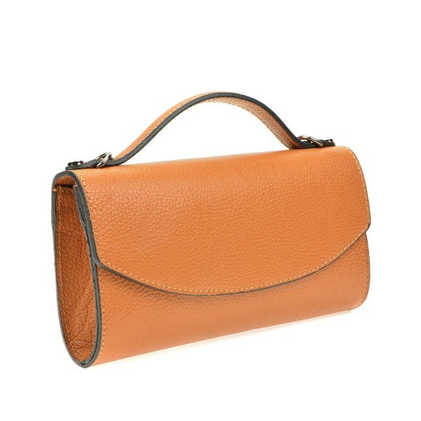 Smeđa ženska kožna torba Robert M Pisa-image-1