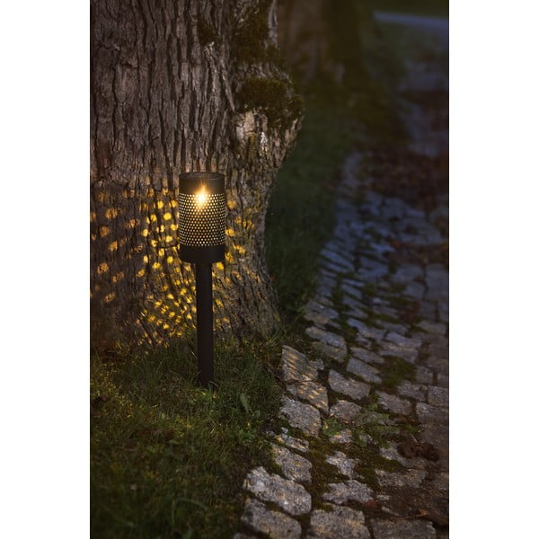 Crna solarna LED rasvjeta od nehrđajućeg čelika Star Trading Blace, visina 46 cm-image-2