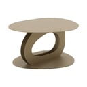 Bež metalni stolić za kavu 55x66 cm Tonda – Spinder Design