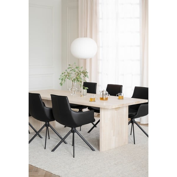 Blagovaonski stol hrast 240x95 cm Emmett - Rowico-image-2