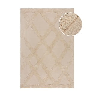Bež pamučan tepih 80x150 cm Tessa Diamond – Flair Rugs