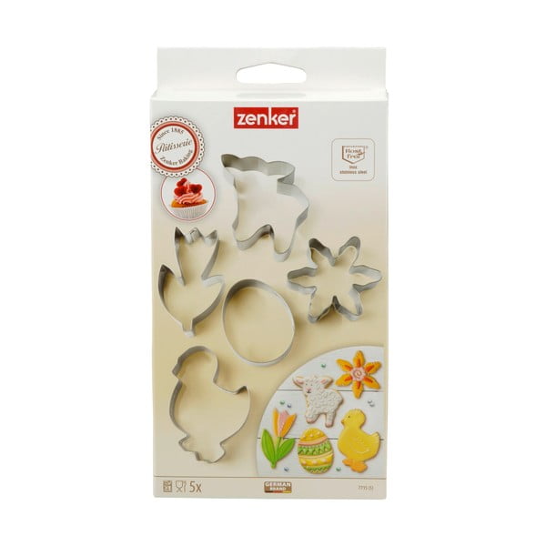 Set od 5 uskršnjih kalupa Zenker Spring-image-1