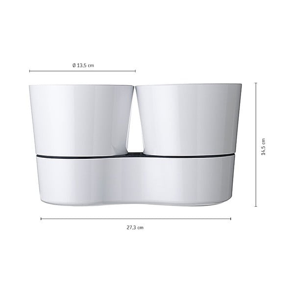 Plastična posuda za cvijeće za bilje/samozaljevajući ø 13,5 cm Hydro Herbs – Mepal-image-3