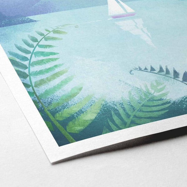 Poster Travelposter New Zealand, 50 x 70 cm-image-2