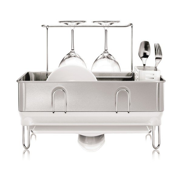 Simplehuman srebrni ocjeđivač za posuđe-image-3