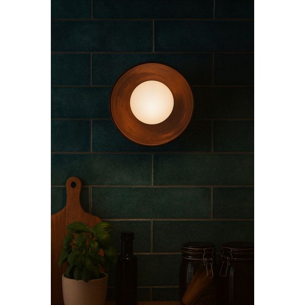 Smeđa zidna lampa ø 24 cm Elsa – Opviq lights-image-3