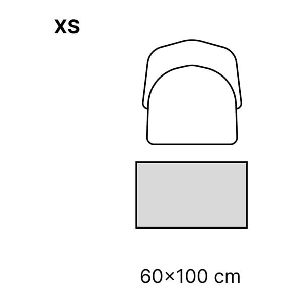 Sivi perivi tepih 80x50 cm - Vitaus-image-4