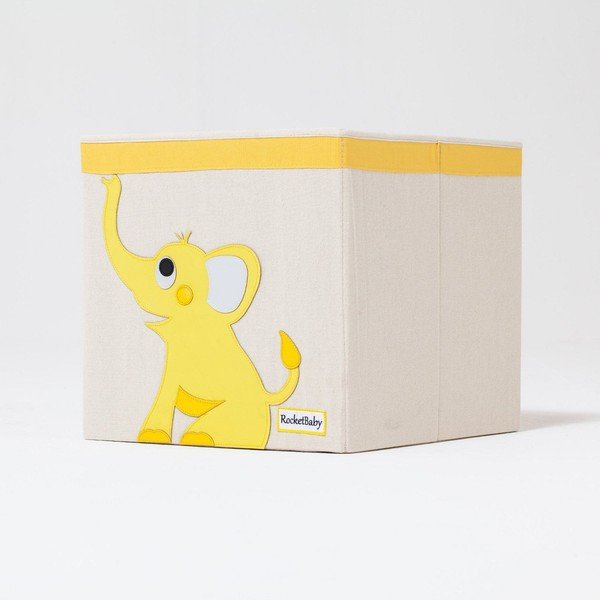 Dječja kutija za pohranu od tkanine Robby the Elephant - Rocket Baby-image-3