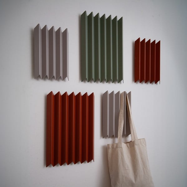 Metalna zidna vješalica boja terakote 21 cm Sensu – Spinder Design-image-4