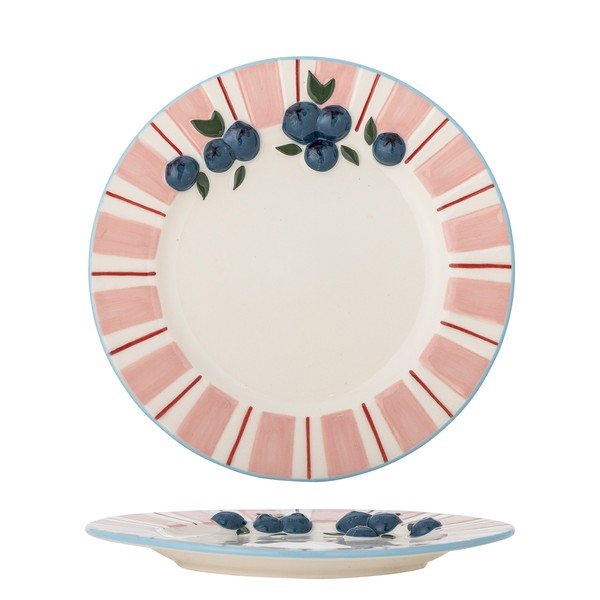 Ružičasti/krem desertni tanjuri u setu 4 kom od kamenine ø 20,5 cm Carry – Bloomingville-image-3