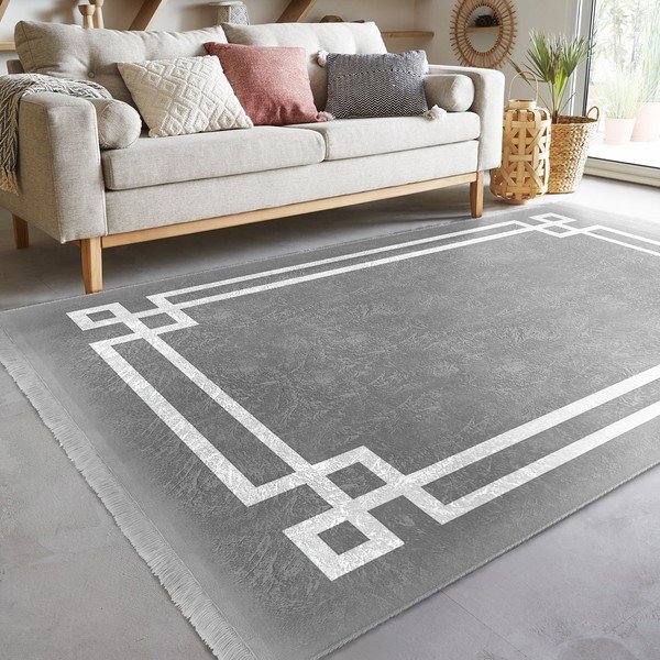 Sivi tepih 160x230 cm - Mila Home-image-1