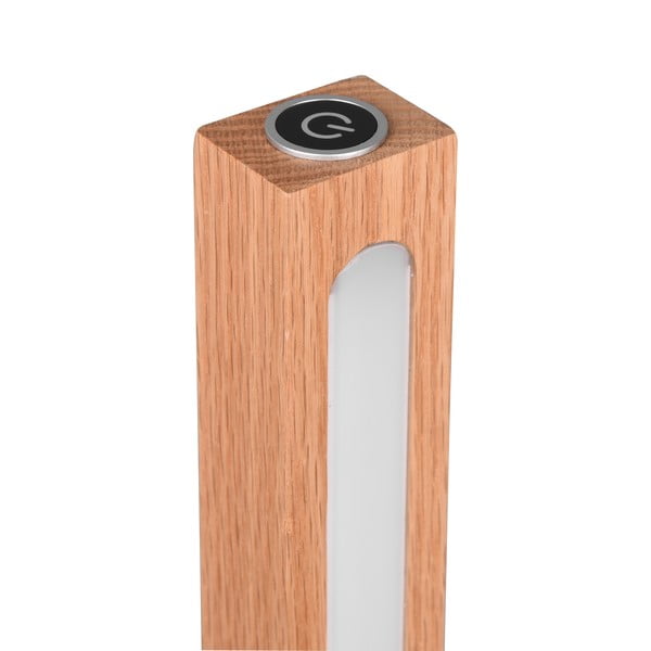 Crna/u prirodnoj boji LED stojeća svjetiljka (visina 115 cm) Bellari – Trio-image-4