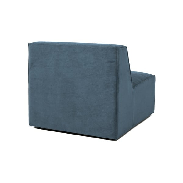 Plava modularna sjedeća garnitura od samta (srednji modul ) Sting – Scandic-image-2