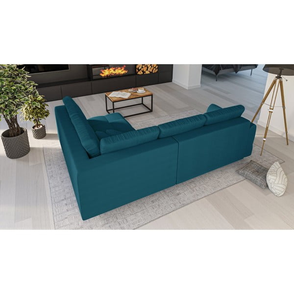 Tirkizna kutna garnitura (desni kut) Ariella - Ropez-image-3