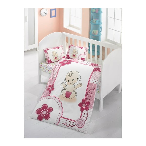 Dječja posteljina s plahtama Baby, 100 x 150 cm