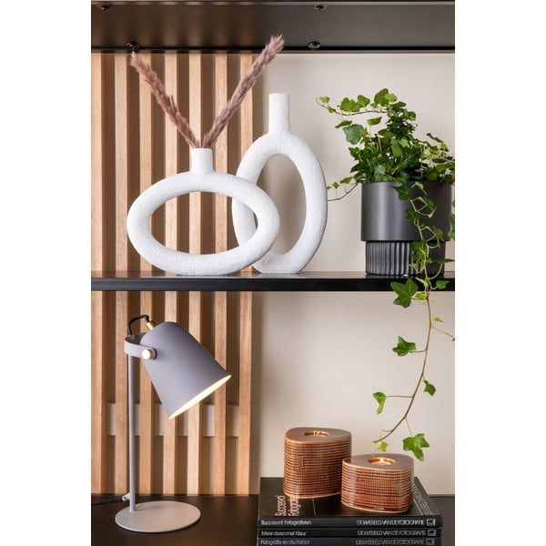 Krem vaza PT LIVING Oval, visina 20,5 cm-image-1