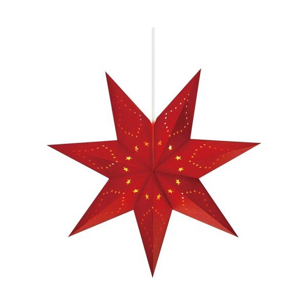 Crveni viseći božićni svjetlosni ukras Saturnus – Markslöjd