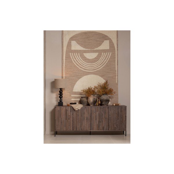 Smeđa komoda u dekoru jasena 200x85x44 cm Gravure – WOOOD-image-4