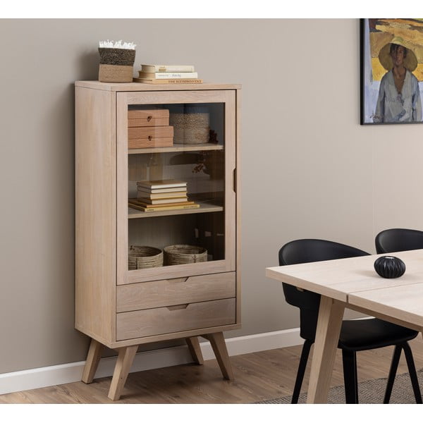 Vitrina u dekoru hrasta 72x145 cm A-Line - Actona-image-1