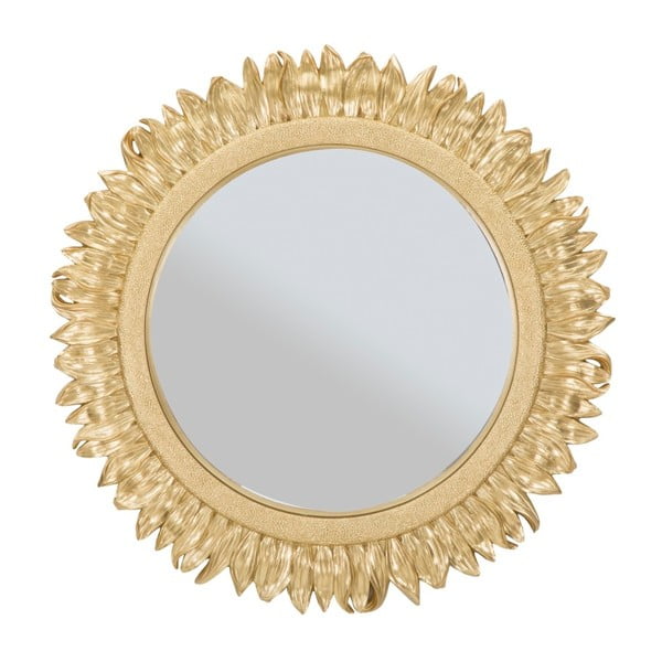 Zidno ogledalo u željeznom okviru Mauro Ferretti Glam Petalo, ⌀ 42,5 cm
