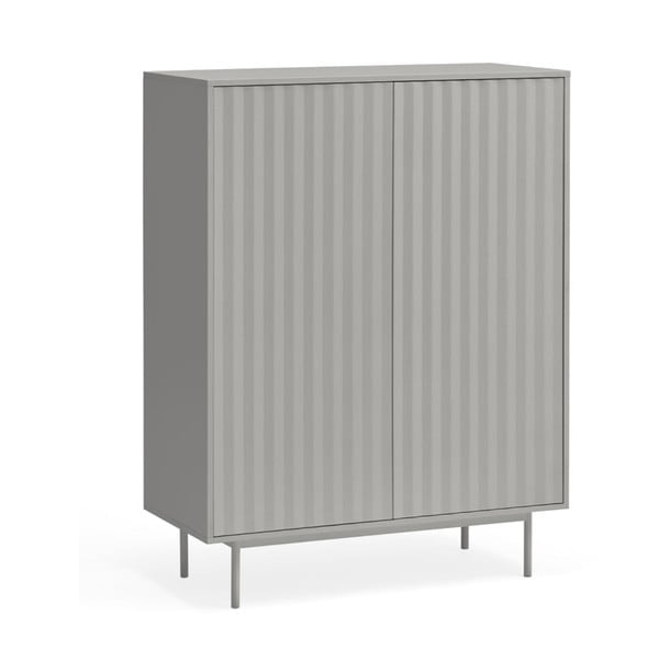 Siva visoka komoda 97x130 cm Sierra – Teulat-image-2