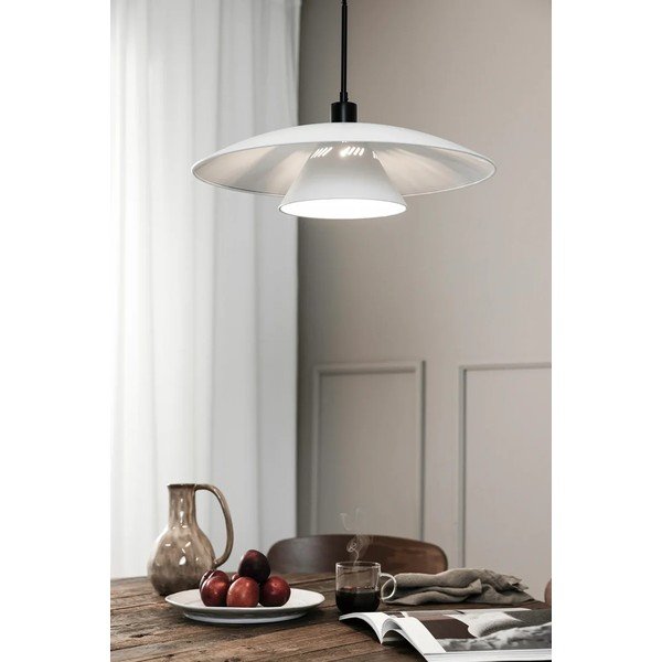 Crno-bijela viseća lampa s metalnim sjenilom ø 50 cm Millinge - Markslöjd-image-2