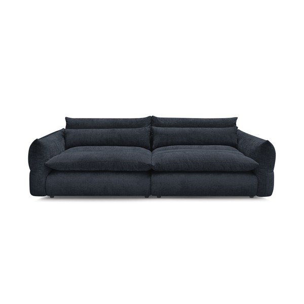 Tamno plava sofa od šenila 276 cm Neil – Bobochic Paris