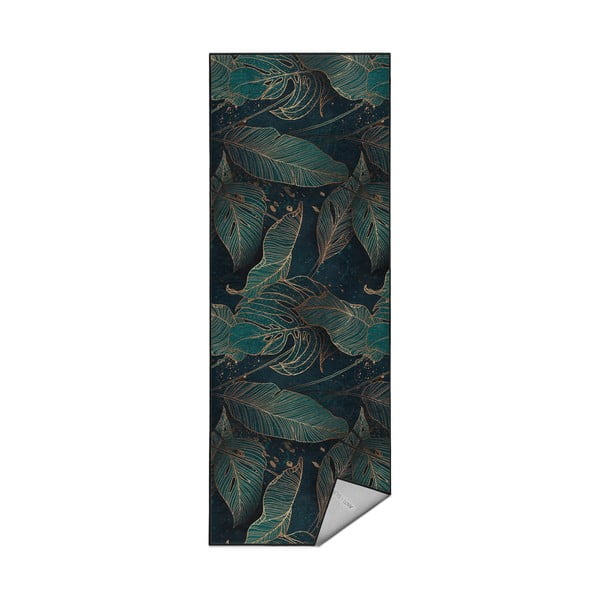Petrolej zelena perivia staza 80x200 cm Midnight Jungle – Mila Home