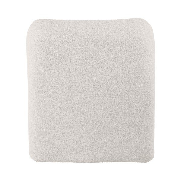 Bijela fotelja od bouclé tkanine Fuerza – Leitmotiv-image-3
