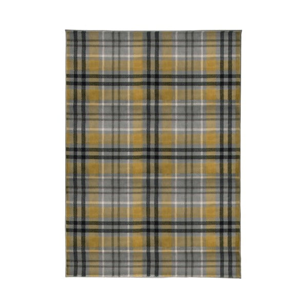 Žuto-sivi tepih Flair Rugs Highland, 120 x 170 cm
