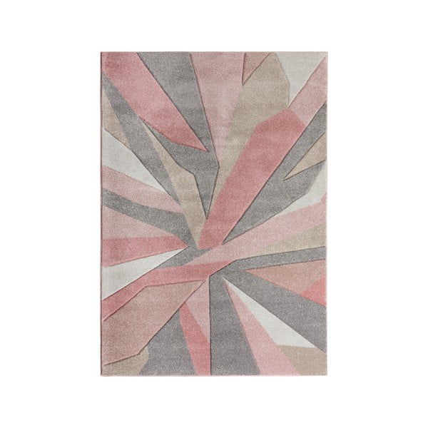 Ružičasti tepih Flair Rugs Shatter, 120 x 170 cm