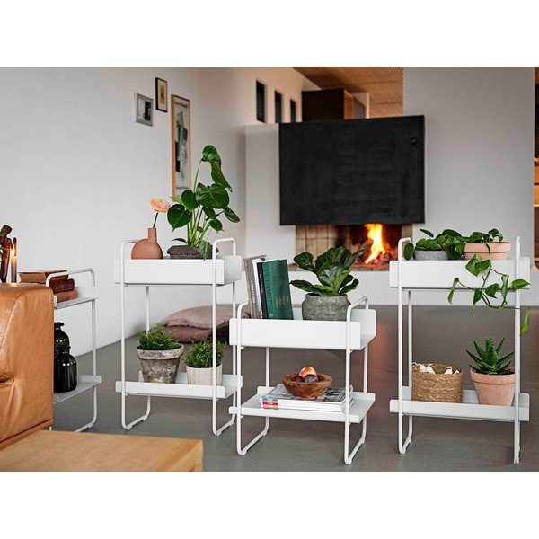 Svijetlo sivi metalni konzolni stol 24x48 cm A-Console - Zone-image-1