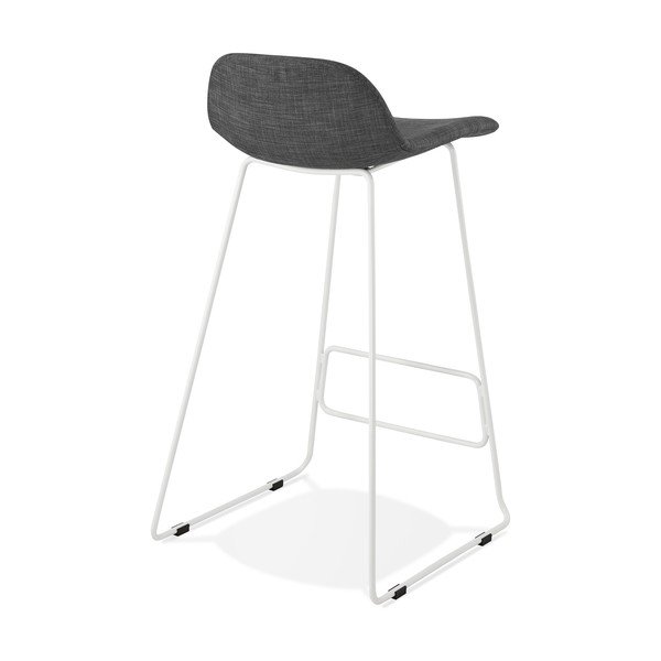 Sive bar stolica s bijelim nogama Kokoon Vancouver, sedam visina 76 cm-image-3