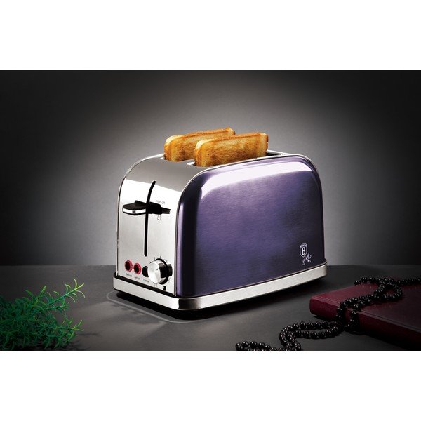 Ljubičasti toster Purple Metallic Line - BerlingerHaus-image-1