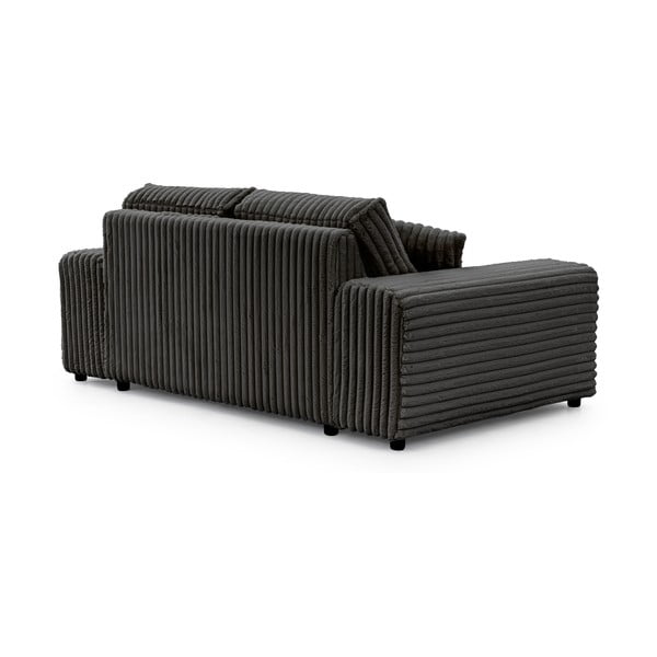 Tamno siva sofa od samta 178 cm Justin – Ropez-image-3
