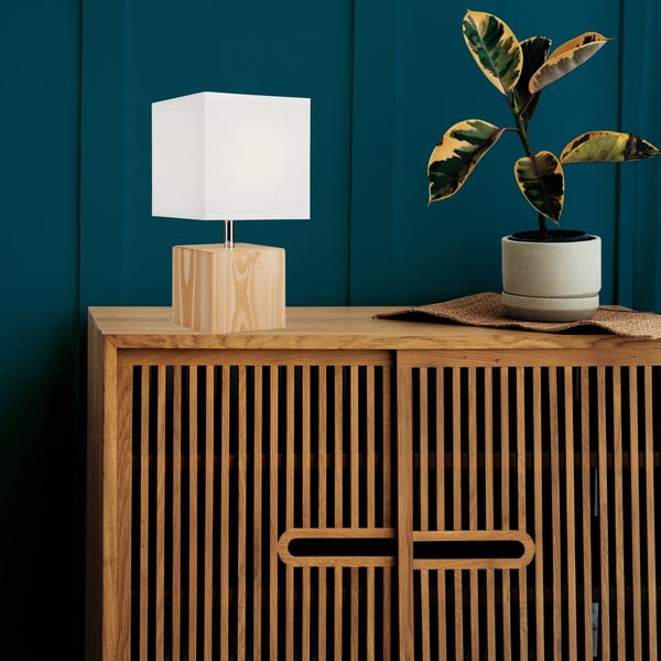 Svjetlo smeđa stolna lampa s tekstilnim sjenilom (visina 29,5 cm) Natura – LAMKUR-image-3