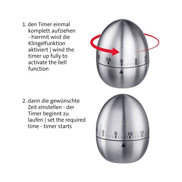 Kuhinjski mjerač vremena u srebrnoj boji Tempus – Westmark-image-4