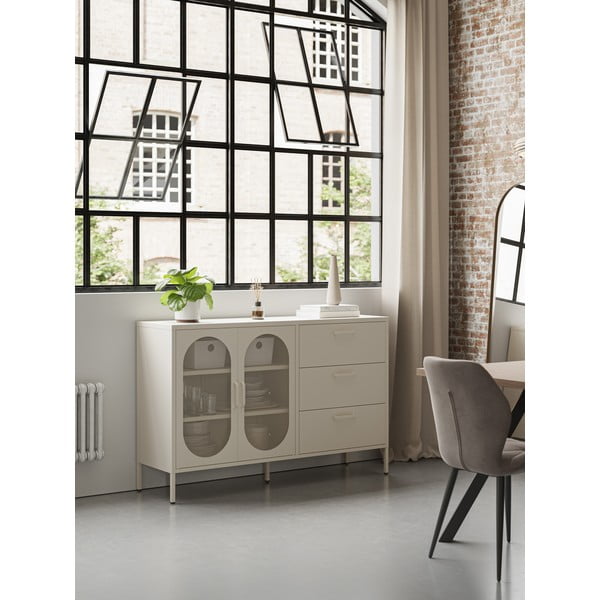 Krem komoda 140x90 cm Diora – Marckeric-image-1