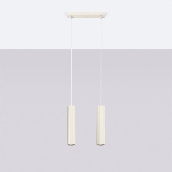 Krem viseća svjetiljka Gleam – Sollux-image-4